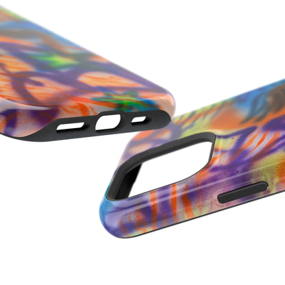 MagSafe "streetwear angel" airbrush iPhone case