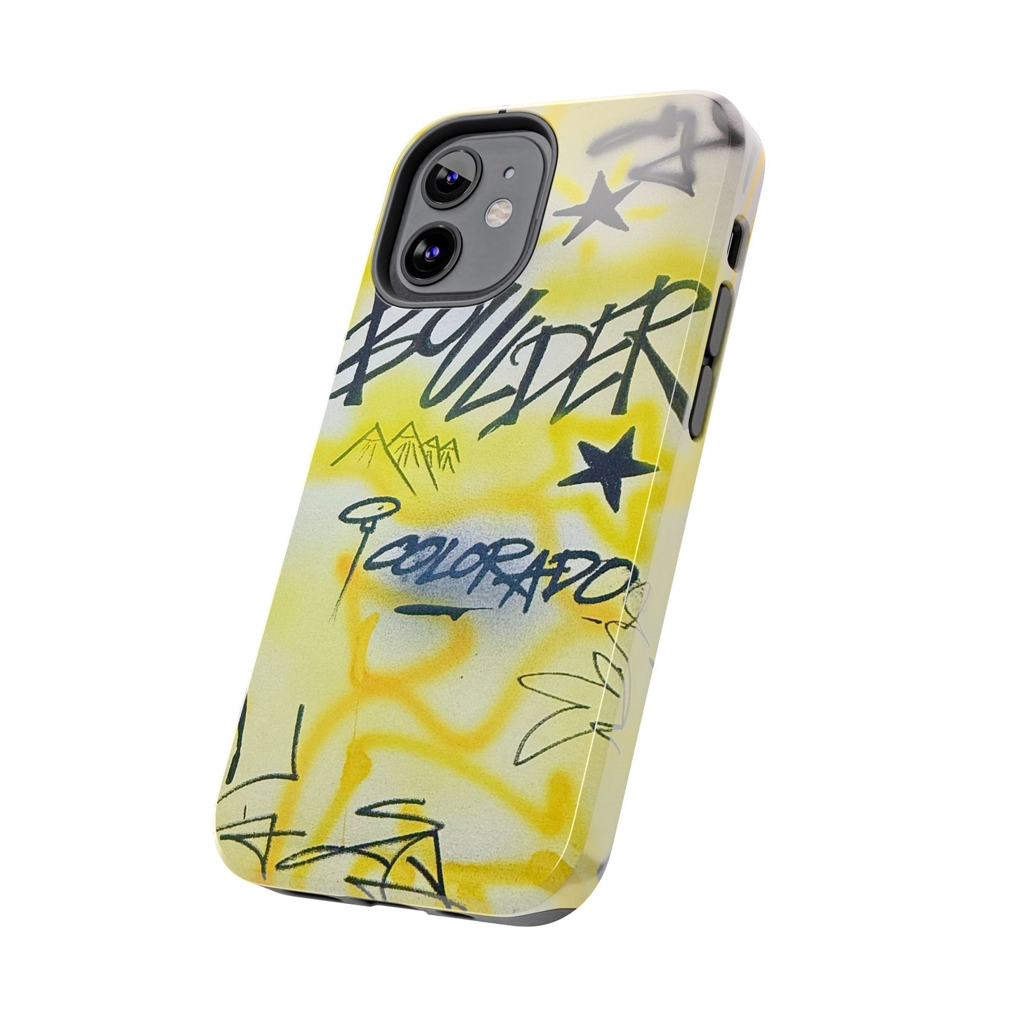 "boulder" airbrush iPhone case