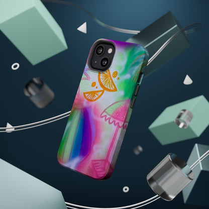 MagSafe "on the beach" airbrush iPhone case
