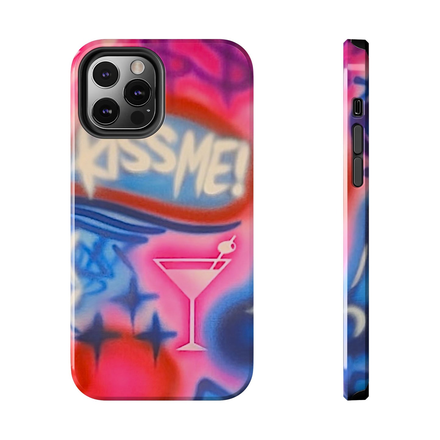 "kiss me pt. 2" airbrush iPhone case