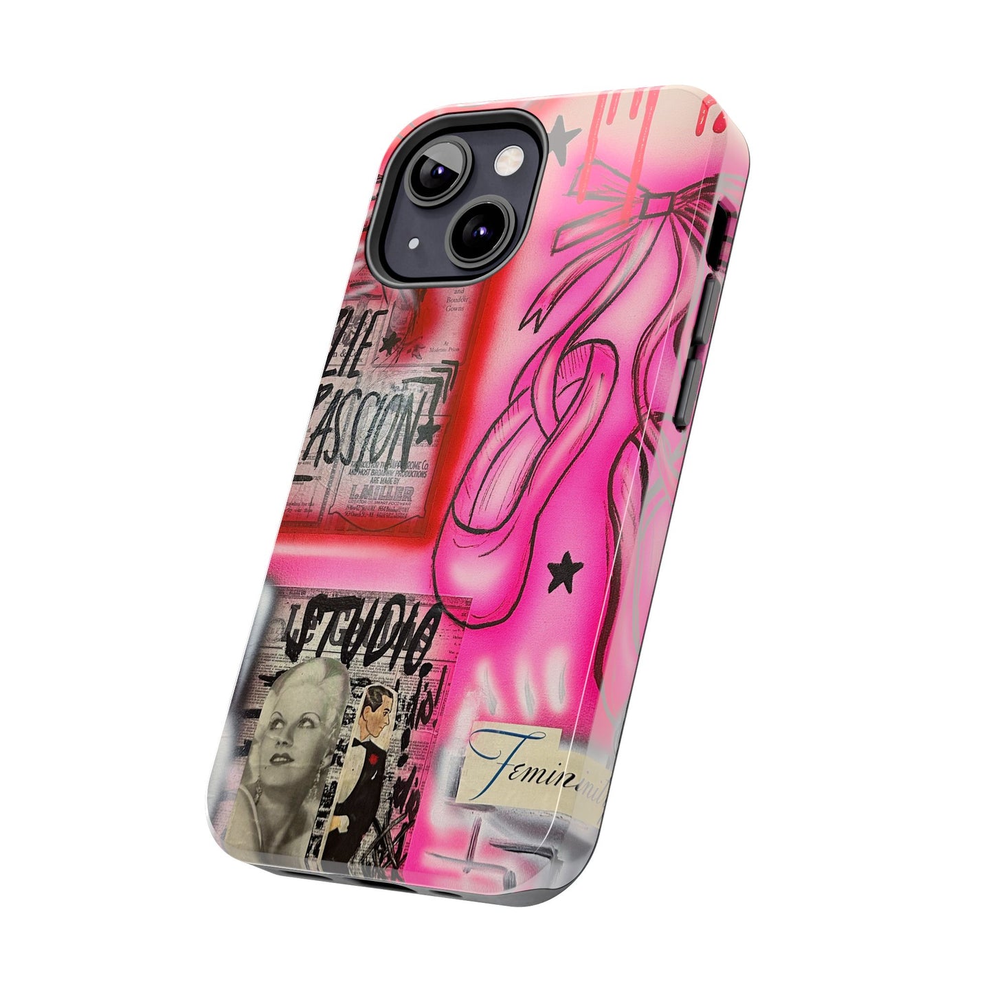 "plié passion” airbrush iPhone case