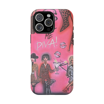 MagSafe "party diva" airbrush iPhone case
