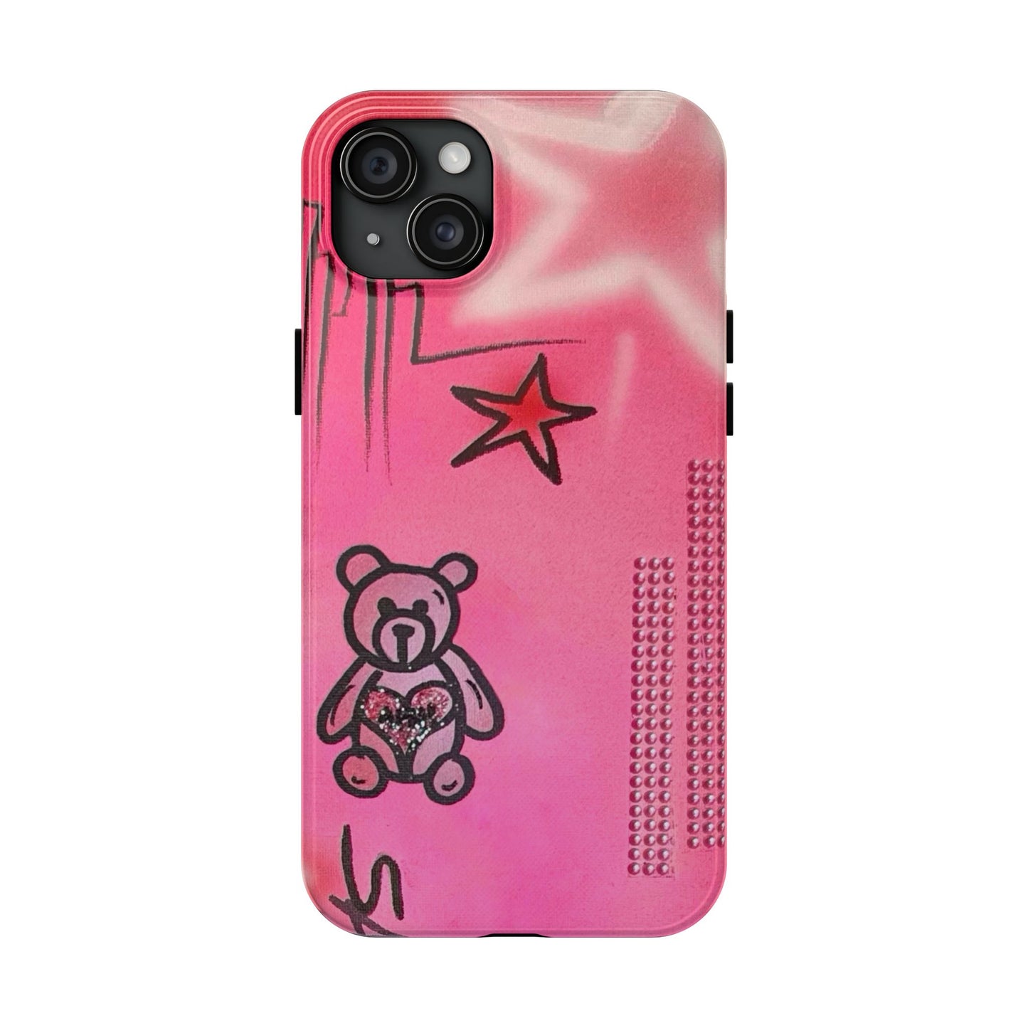 "teddy bear" airbrush iPhone case