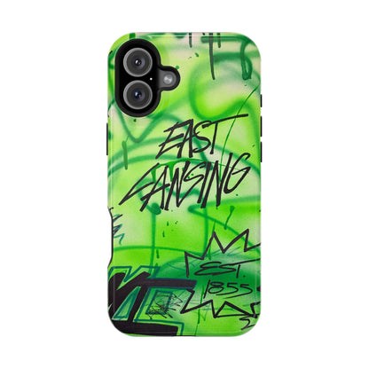 MagSafe "east lansing, mi" airbrush iPhone case