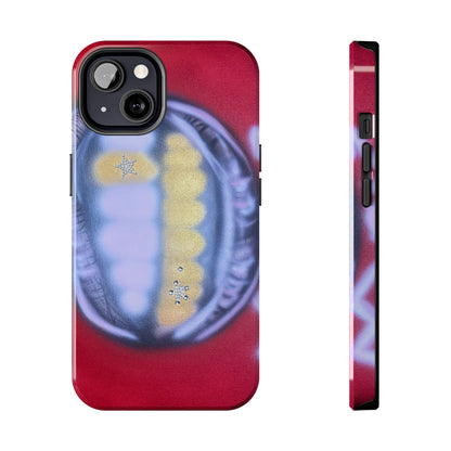 "bite me bling" airbrush iPhone case