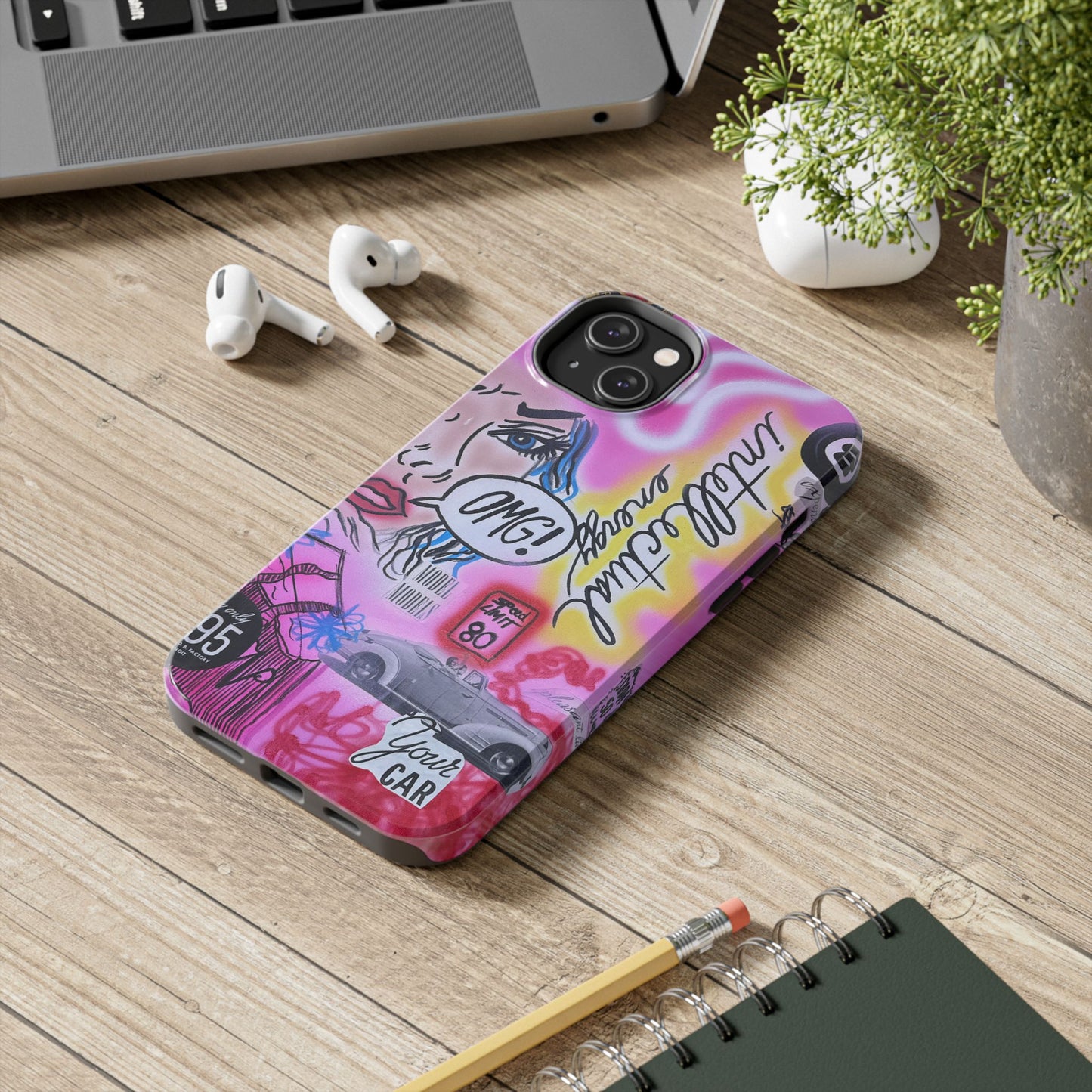 "intellectual energy" airbrush iPhone case