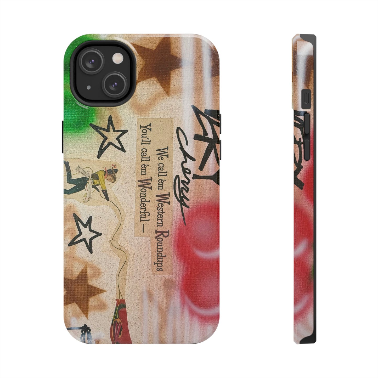 "very cherry" airbrush iPhone case