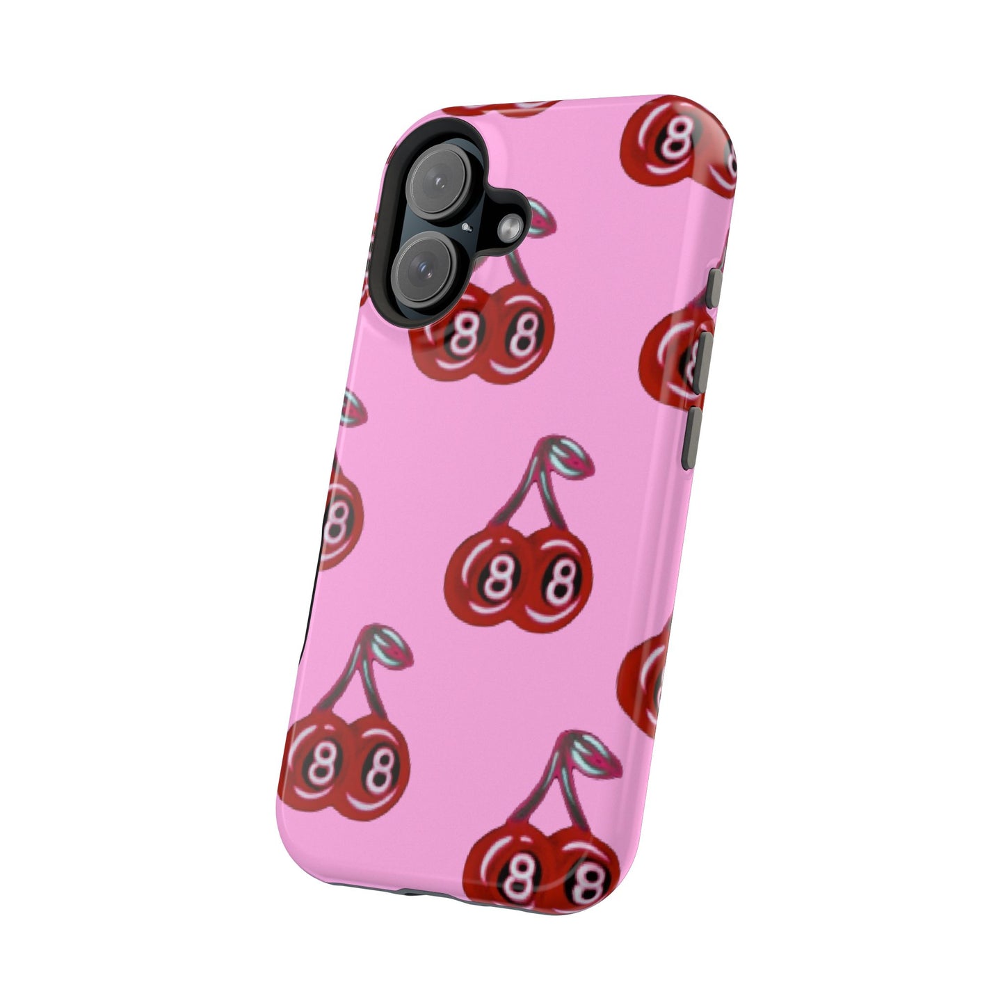 MagSafe "cami cherry pink" Airbrush iPhone Hülle