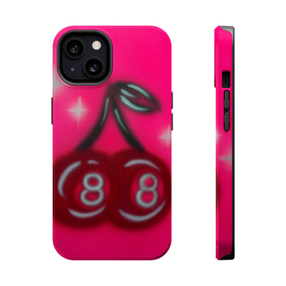 MagSafe „Cherry 8ball“ Airbrush iPhone Hülle