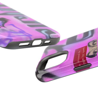 MagSafe "purple princess" airbrush iPhone case