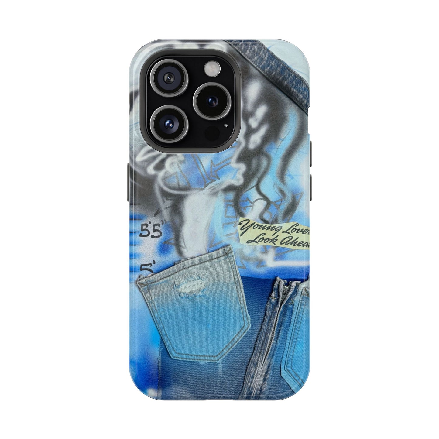 MagSafe "young lovers" airbrush iPhone case