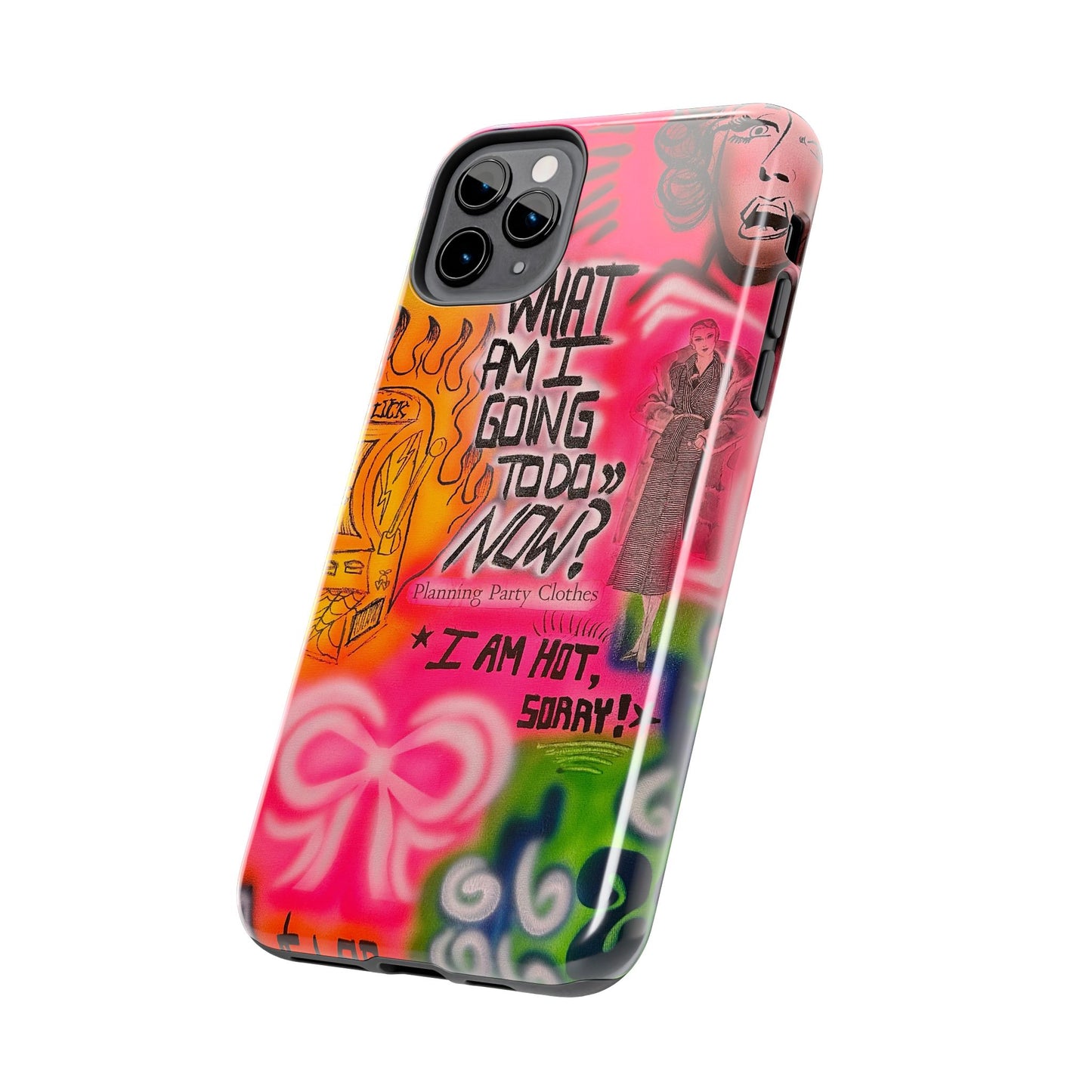 "out of luck" airbrush iPhone case