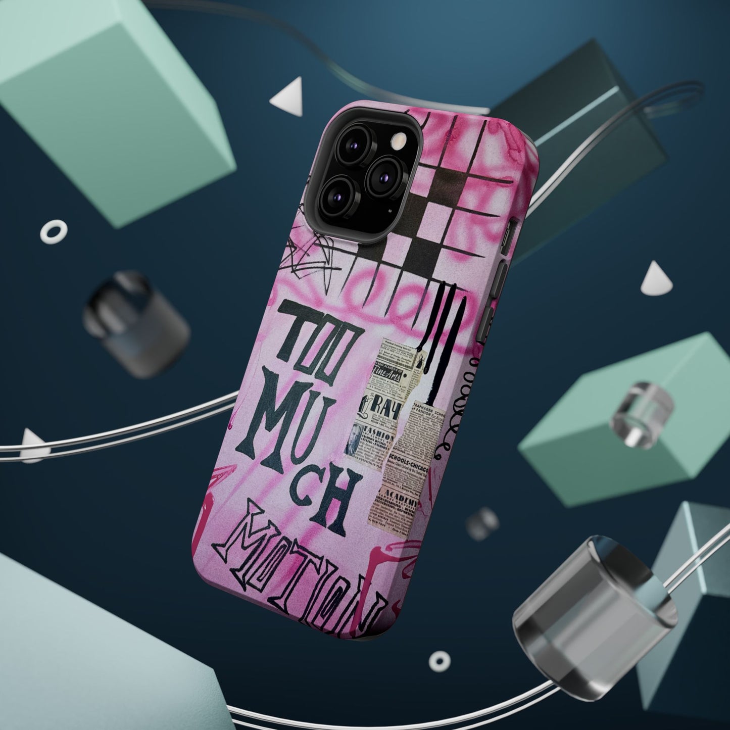MagSafe "too much motion" airbrush iPhone case