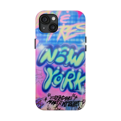 "spending money is my talent" airbrush iPhone case