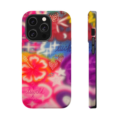 MagSafe „luck & luv“ Airbrush iPhone-Hülle