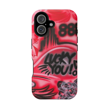 MagSafe „lucky you! pt. 2“ Airbrush iPhone Hülle