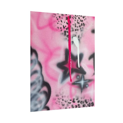 "pink cheetah" airbrush rolled print