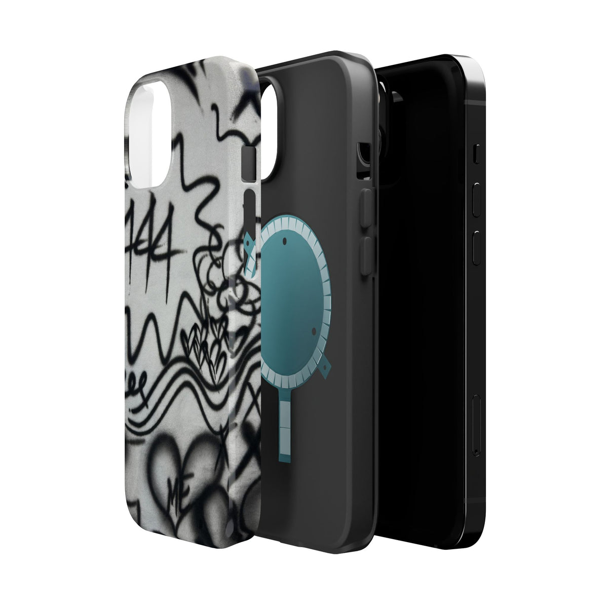 MagSafe „444“ Airbrush iPhone Hülle