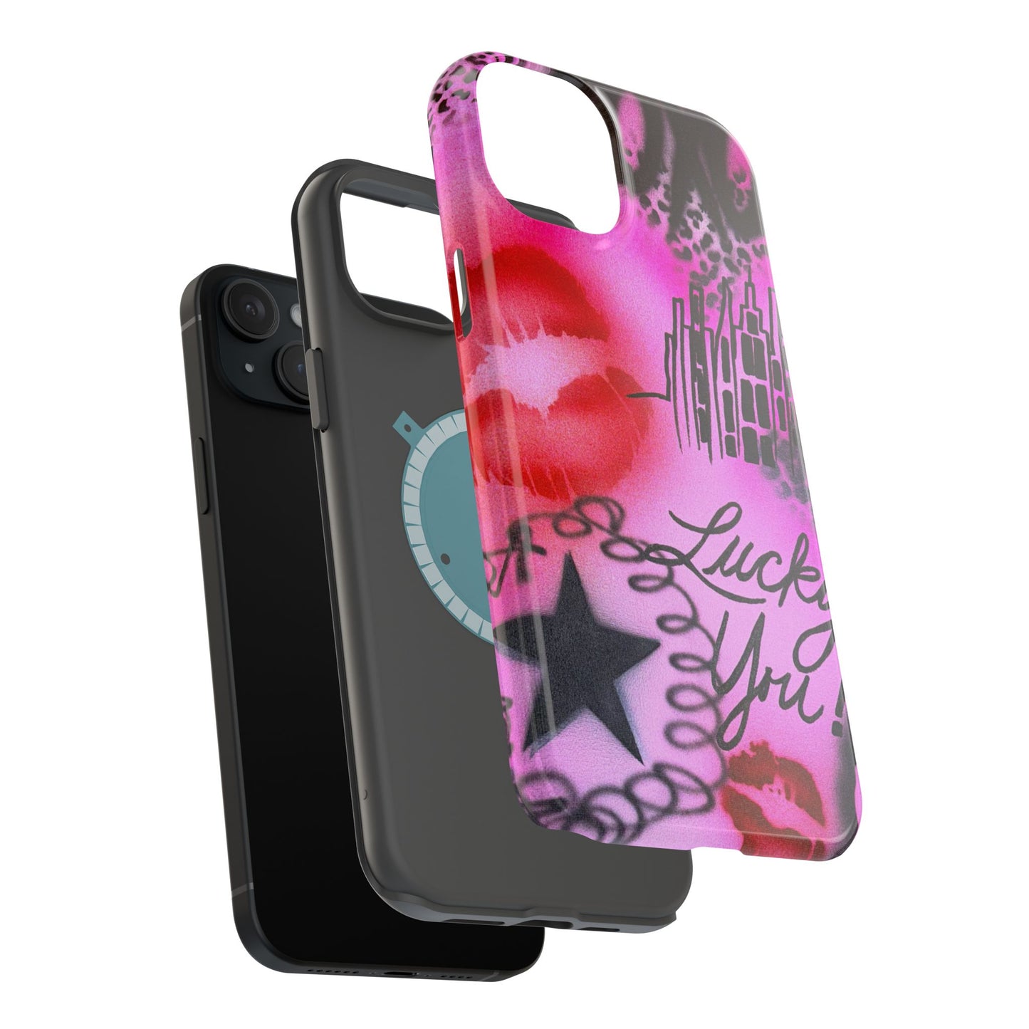 MagSafe "ulterior motive" airbrush iPhone case
