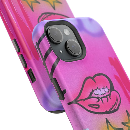 MagSafe "star drip" airbrush iPhone case