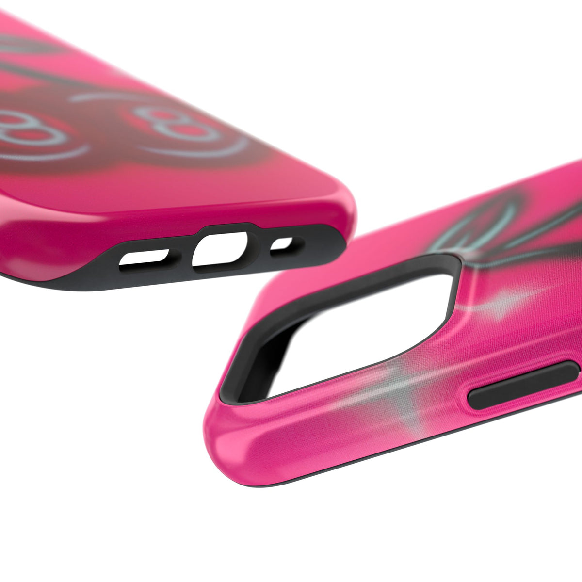 MagSafe "cherry 8ball" airbrush iPhone case