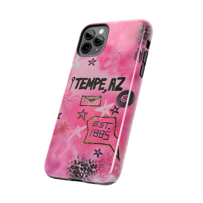 "tempe, az pt. 2" airbrush iPhone case