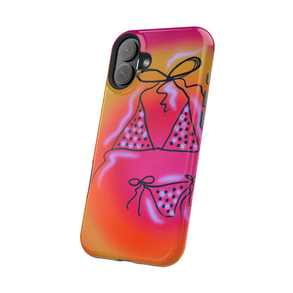 MagSafe "glitter bikini" airbrush iPhone case