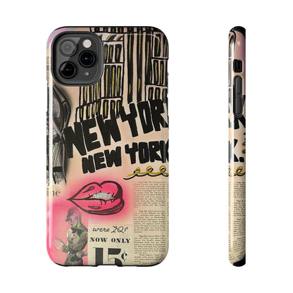 "new york, new york!" airbrush iPhone case