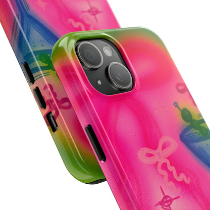 "bow martini" airbrush iPhone case
