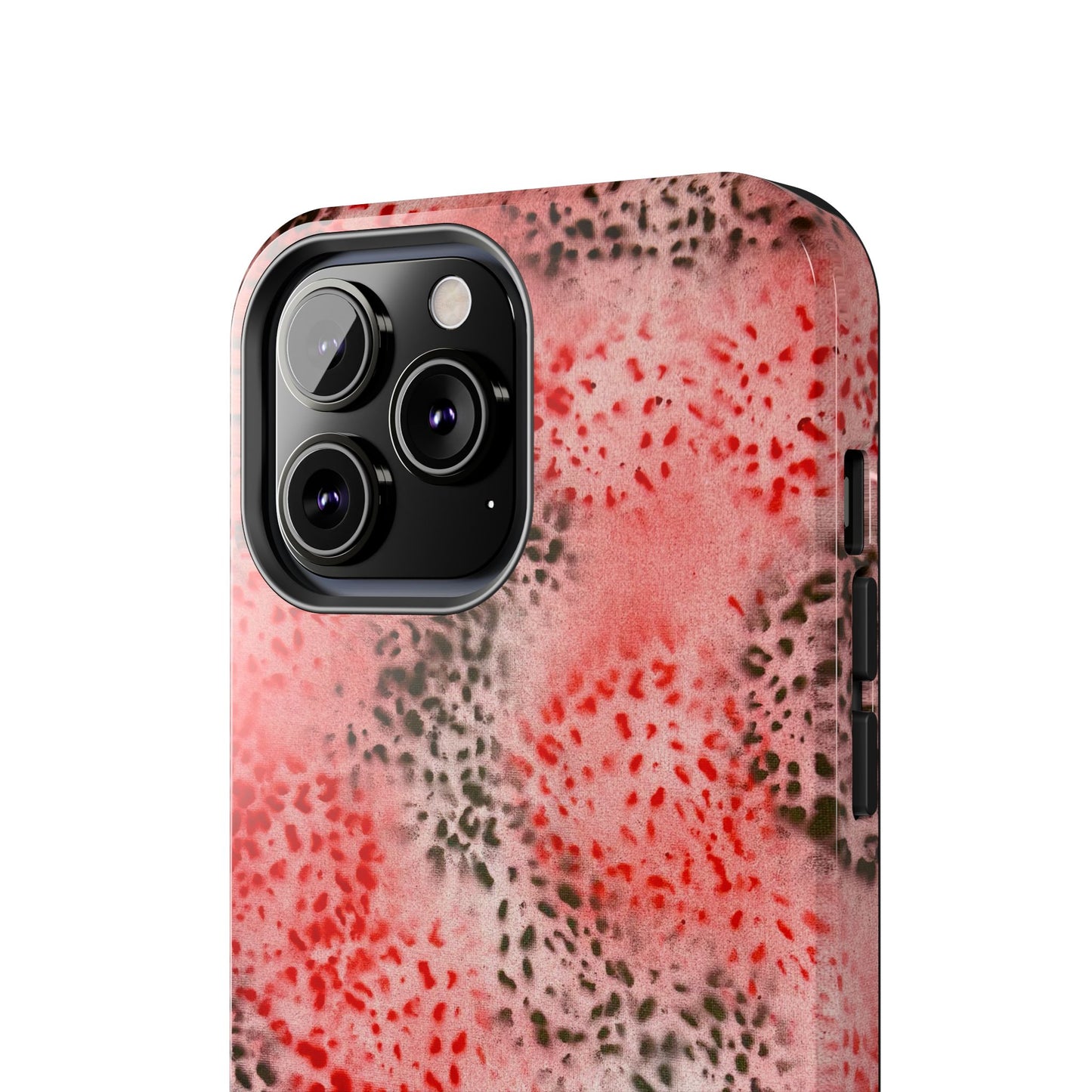 "red cheetah" airbrush iPhone case