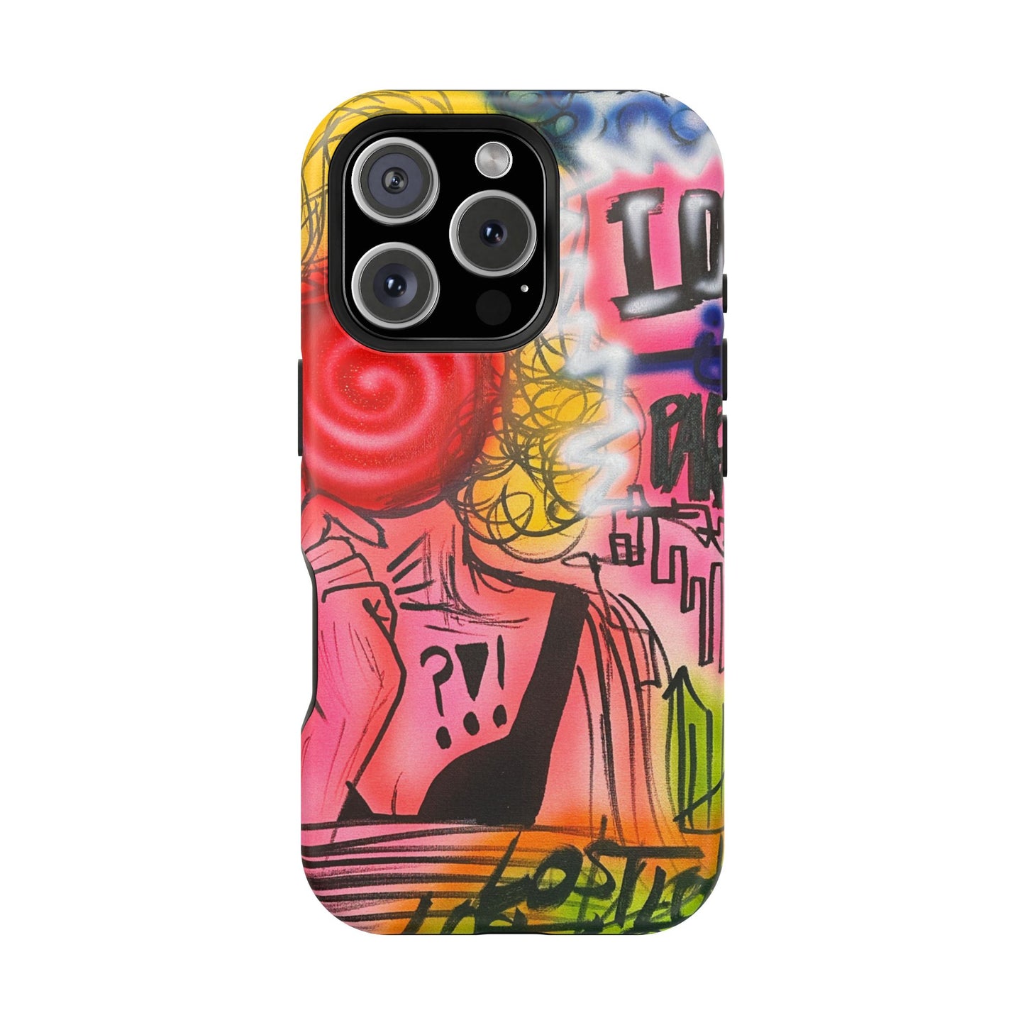 MagSafe „Lost in Paradise“ Airbrush-iPhone-Hülle