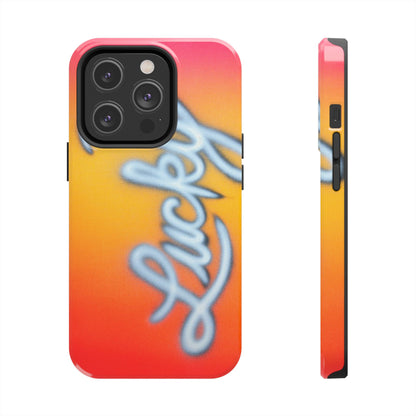 "lucky" airbrush iPhone case