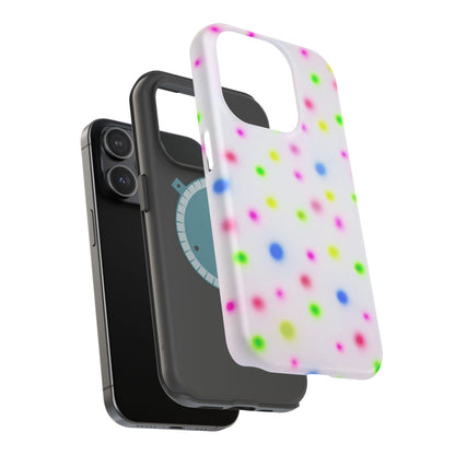 MagSafe "birthday cake polka dot" airbrush iPhone case