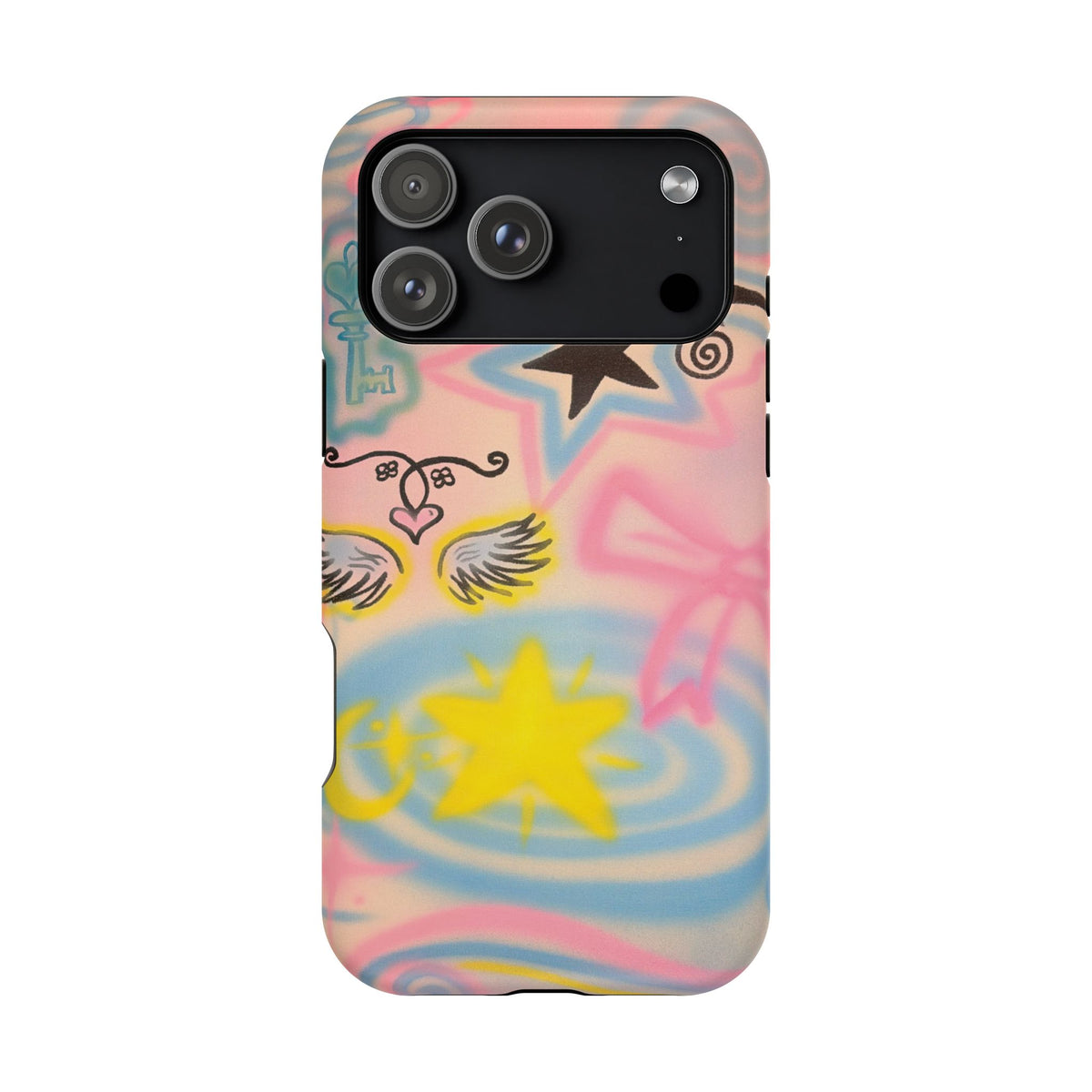 MagSafe "star energy" airbrush iPhone case