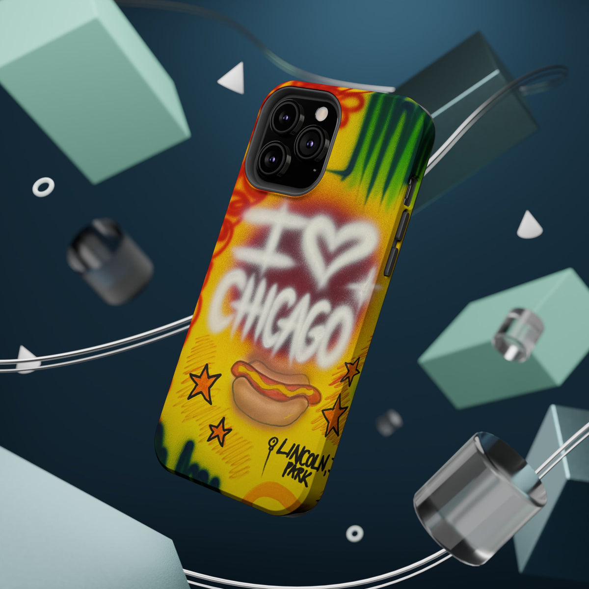 MagSafe "chicago" airbrush iPhone case