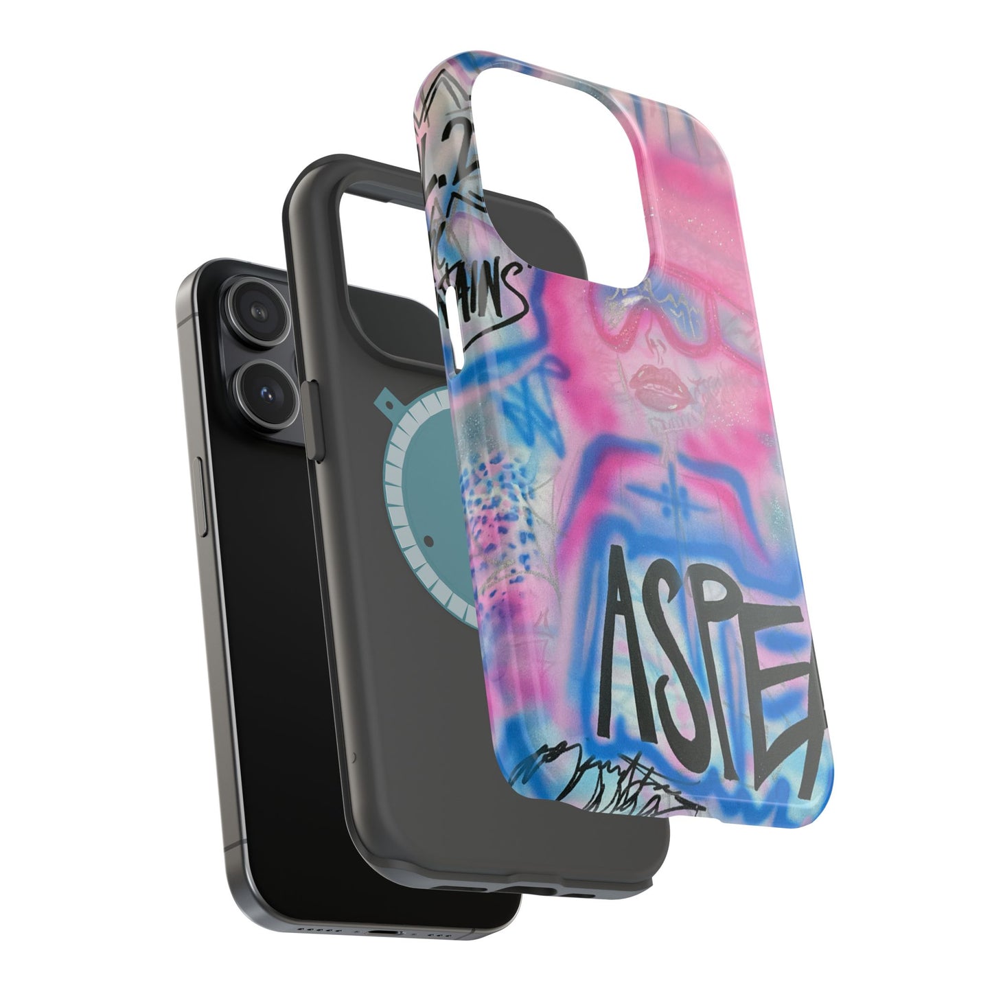 MagSafe "aspen aspirations" airbrush iPhone case