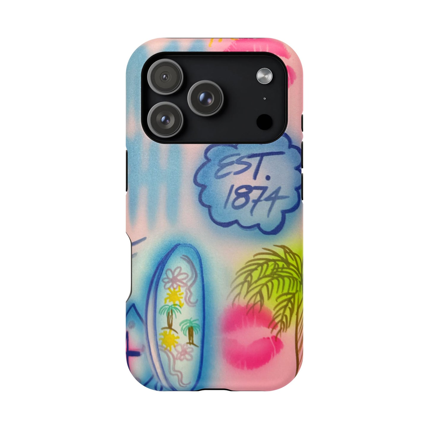 MagSafe „in the wave“ Airbrush iPhone Hülle