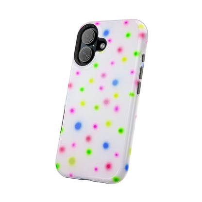 MagSafe "birthday cake polka dot" airbrush iPhone case