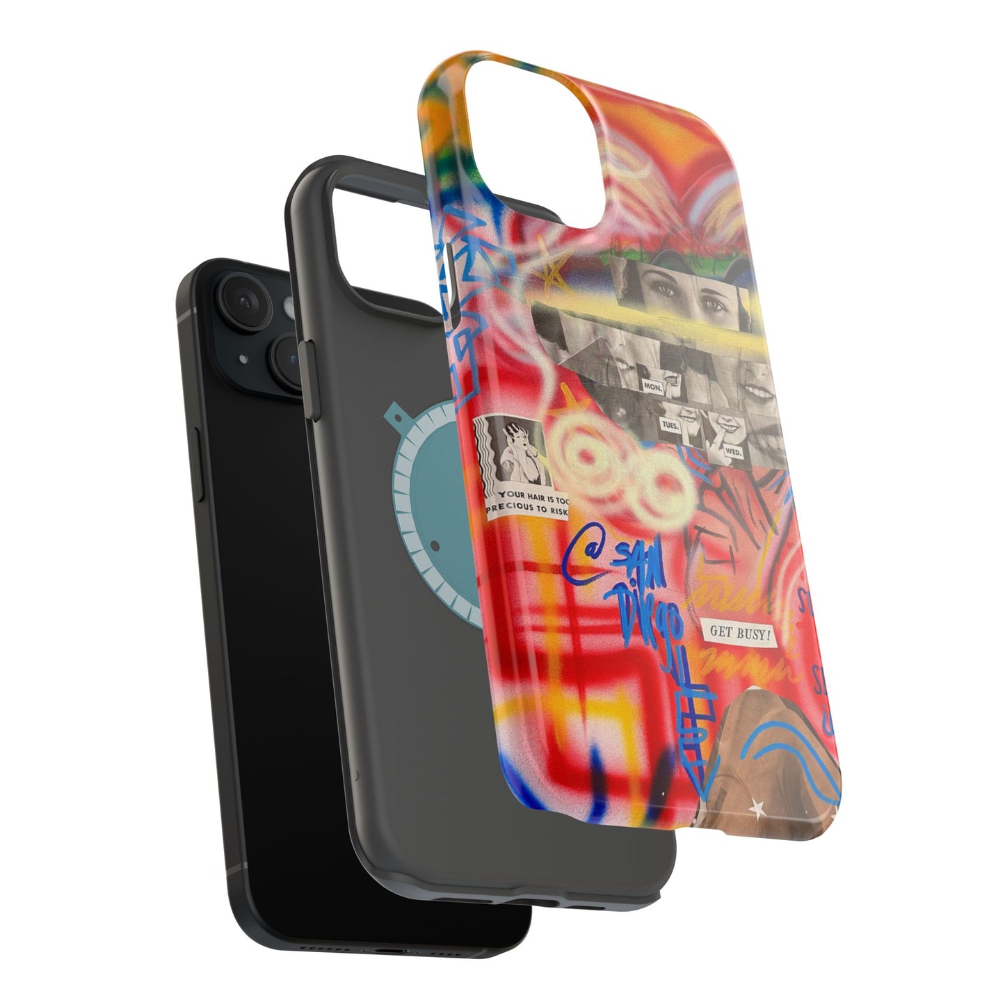 MagSafe Limited Edition "Get Busy" Airbrush iPhone Hülle