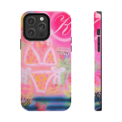 "santa monica strawberry" airbrush iPhone case