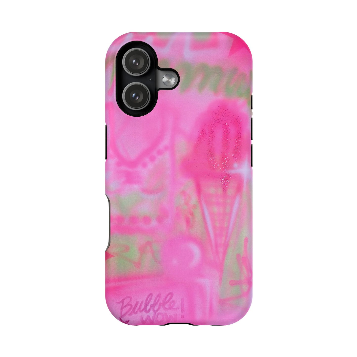 MagSafe "miami matcha" airbrush iPhone case
