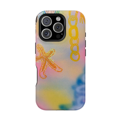 MagSafe "sweet starfish" airbrush iPhone case