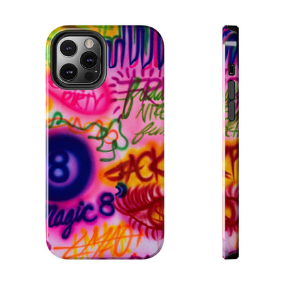 "colorful chaos" airbrush iPhone case