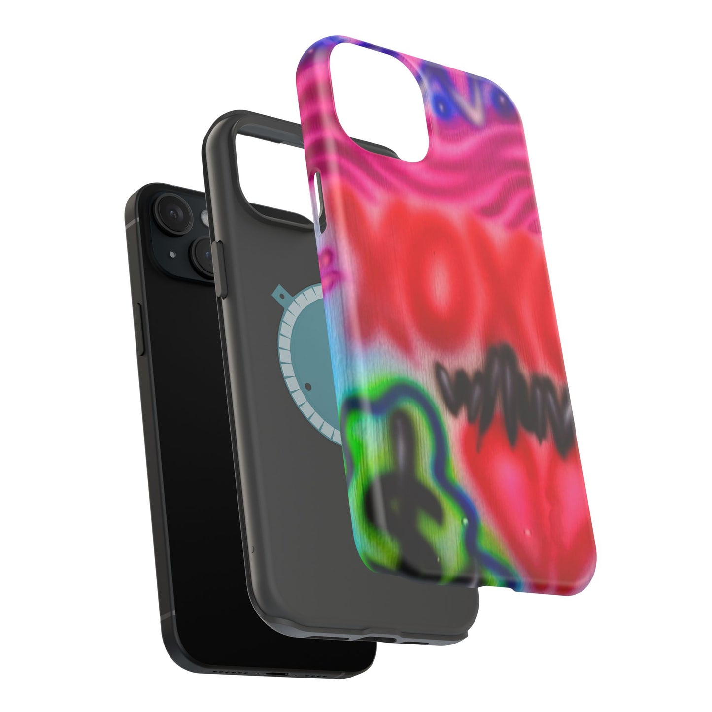 MagSafe Airbrush-iPhone-Hülle „with luv, xoxo“