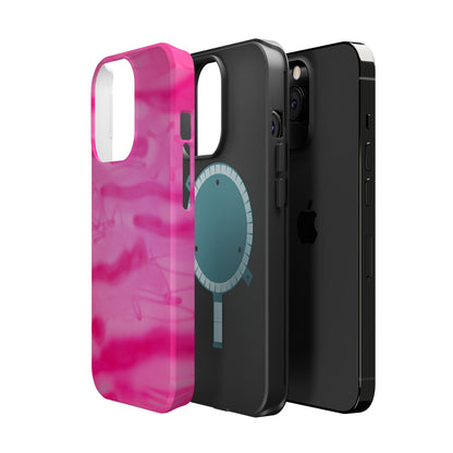 MagSafe "pink camo" airbrush iPhone case