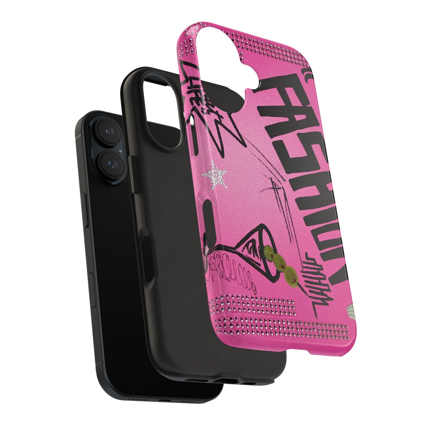 "high fashion pt. 2" airbrush iPhone case