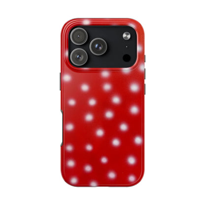"cherry crush polka dot" airbrush iPhone case