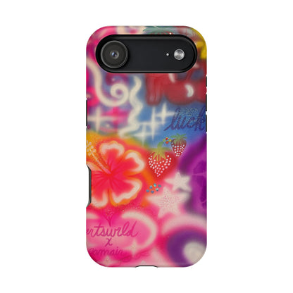 MagSafe „luck & luv“ Airbrush iPhone-Hülle