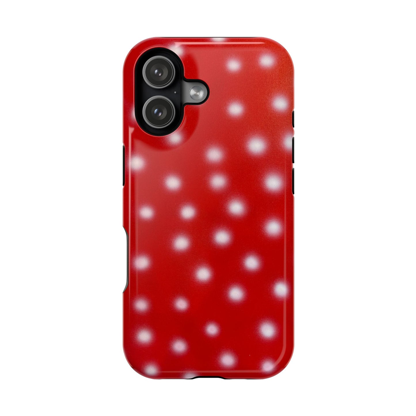 MagSafe "cherry crush polka dot" airbrush iPhone case