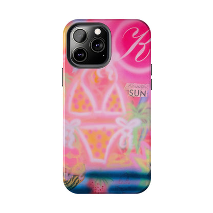 "santa monica strawberry" airbrush iPhone case